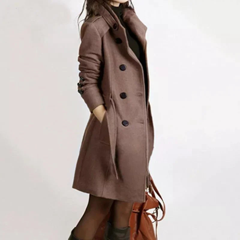 Arielle - Manteau Stylé avec Ceinture pour Femme Automne/Hiver