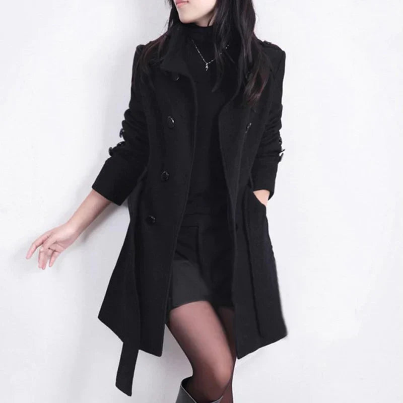 Arielle - Manteau Stylé avec Ceinture pour Femme Automne/Hiver