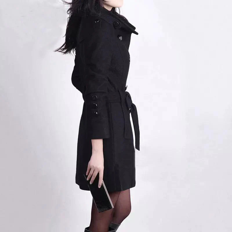 Arielle - Manteau Stylé avec Ceinture pour Femme Automne/Hiver