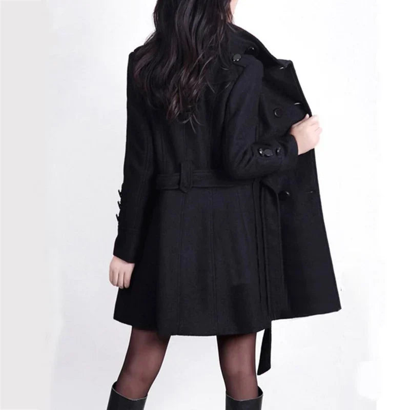 Arielle - Manteau Stylé avec Ceinture pour Femme Automne/Hiver