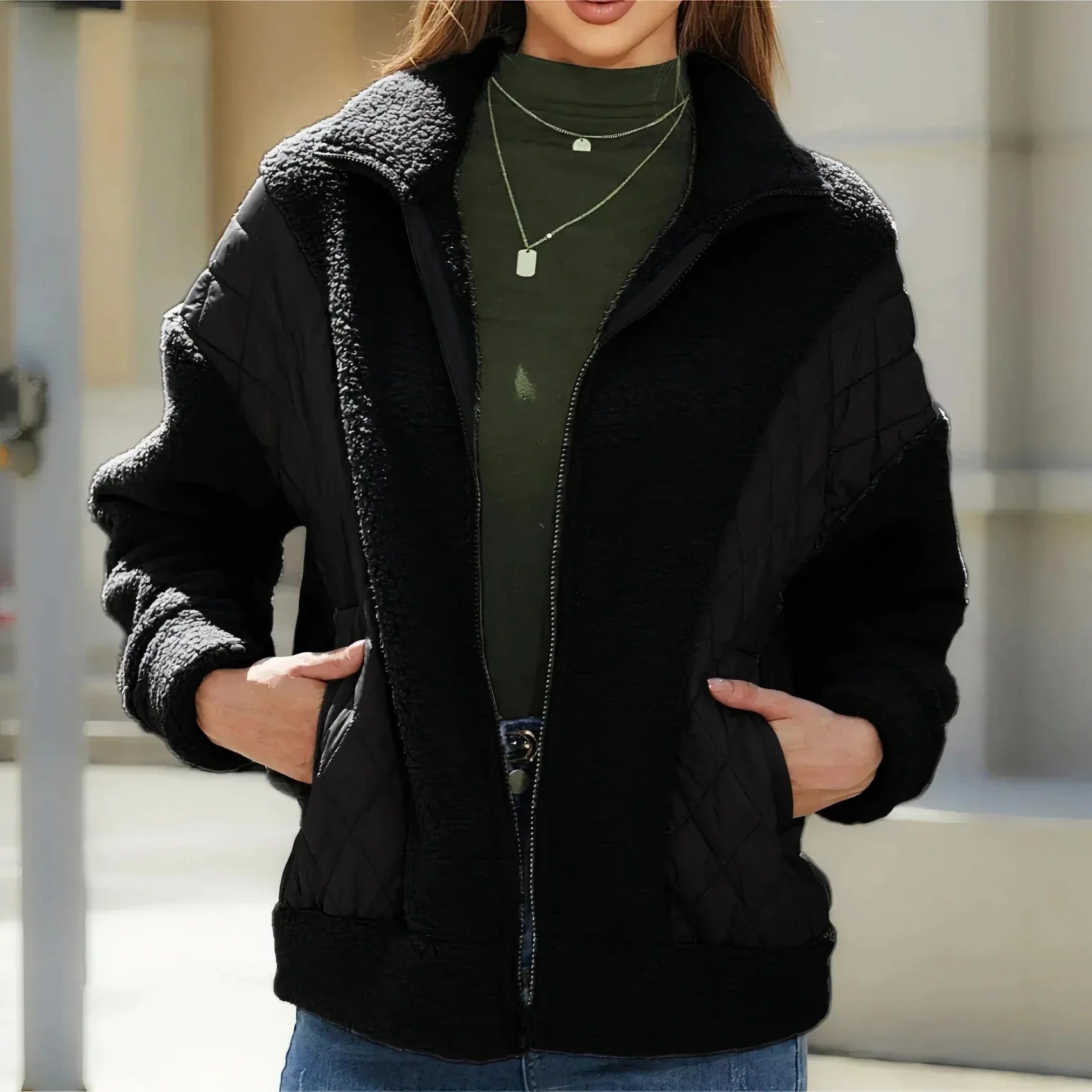 Lina - Veste Patchwork pour Femme