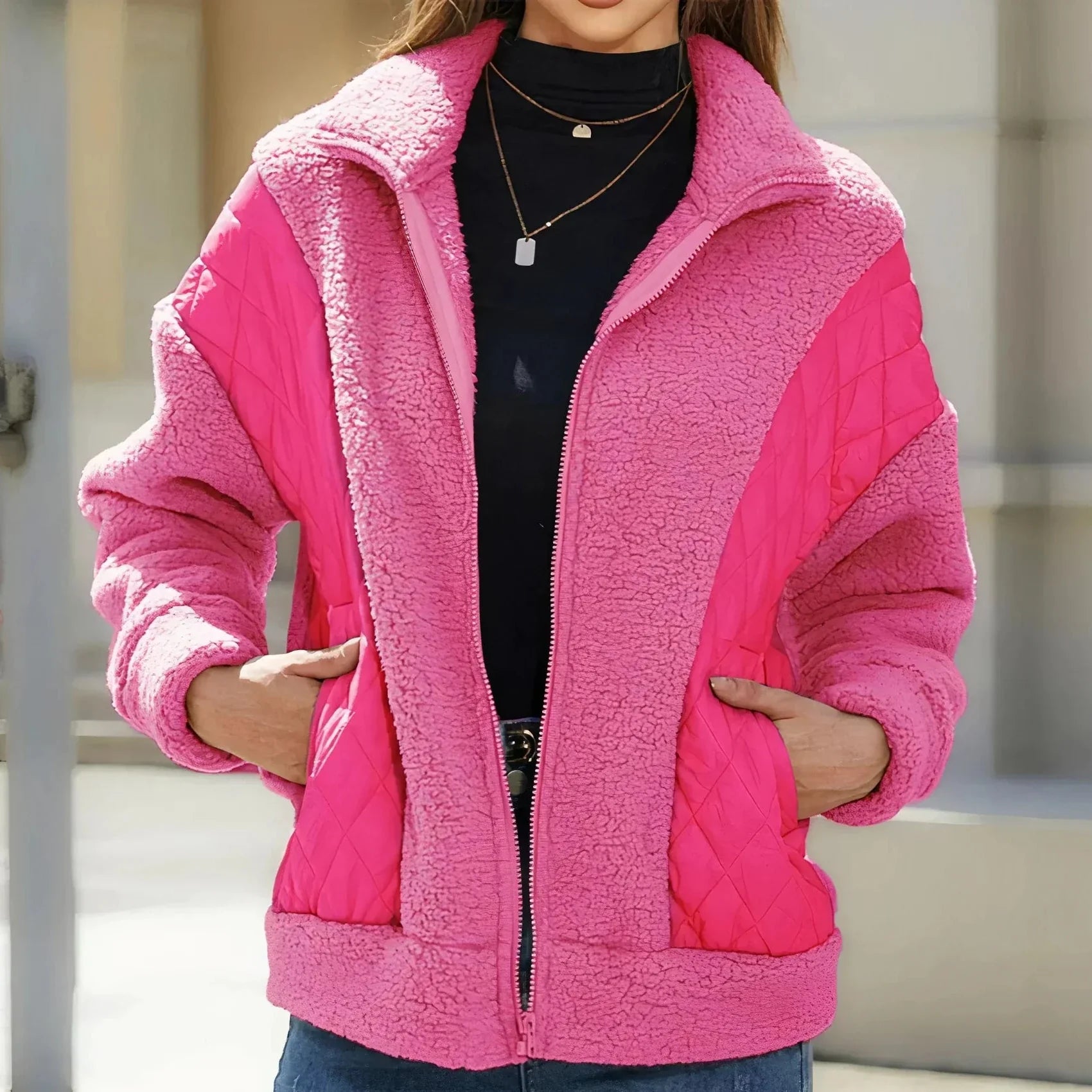 Lina - Veste Patchwork pour Femme