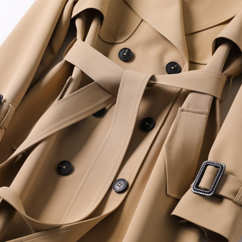 Isabelle - Trench Coat Bodice Classique et Stylé d'Automne pour Femmes
