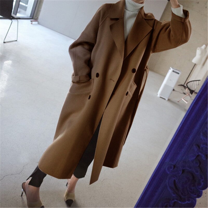 Sophie - Manteau Long en Laine pour Femmes pour l'Hiver