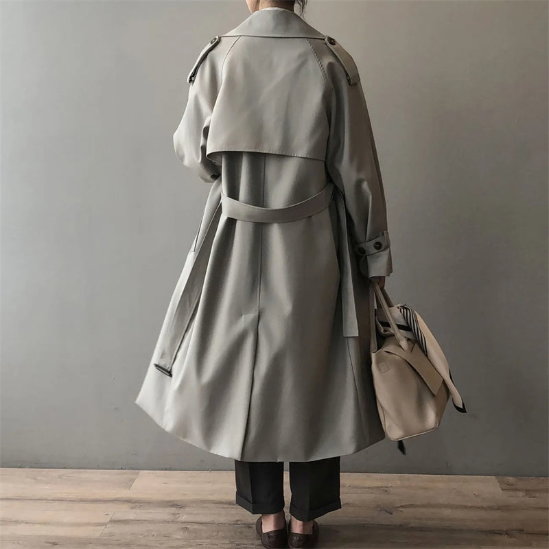 Taylor - Trenchcoat Oversize Classique pour l'Hiver pour Femmes