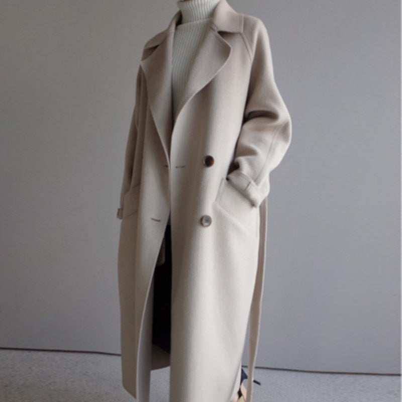Sophie - Manteau Long en Laine pour Femmes pour l'Hiver