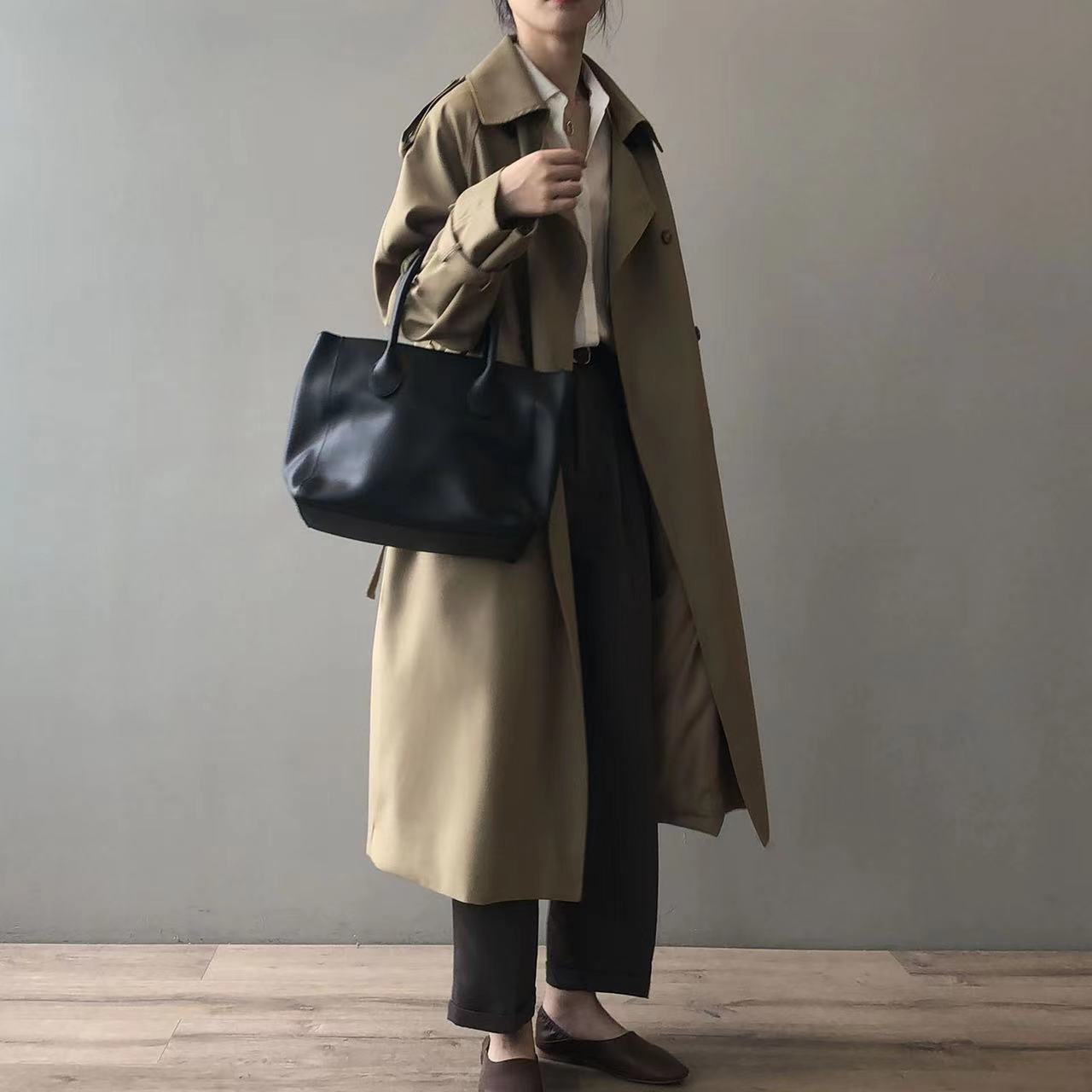 Taylor - Trenchcoat Oversize Classique pour l'Hiver pour Femmes