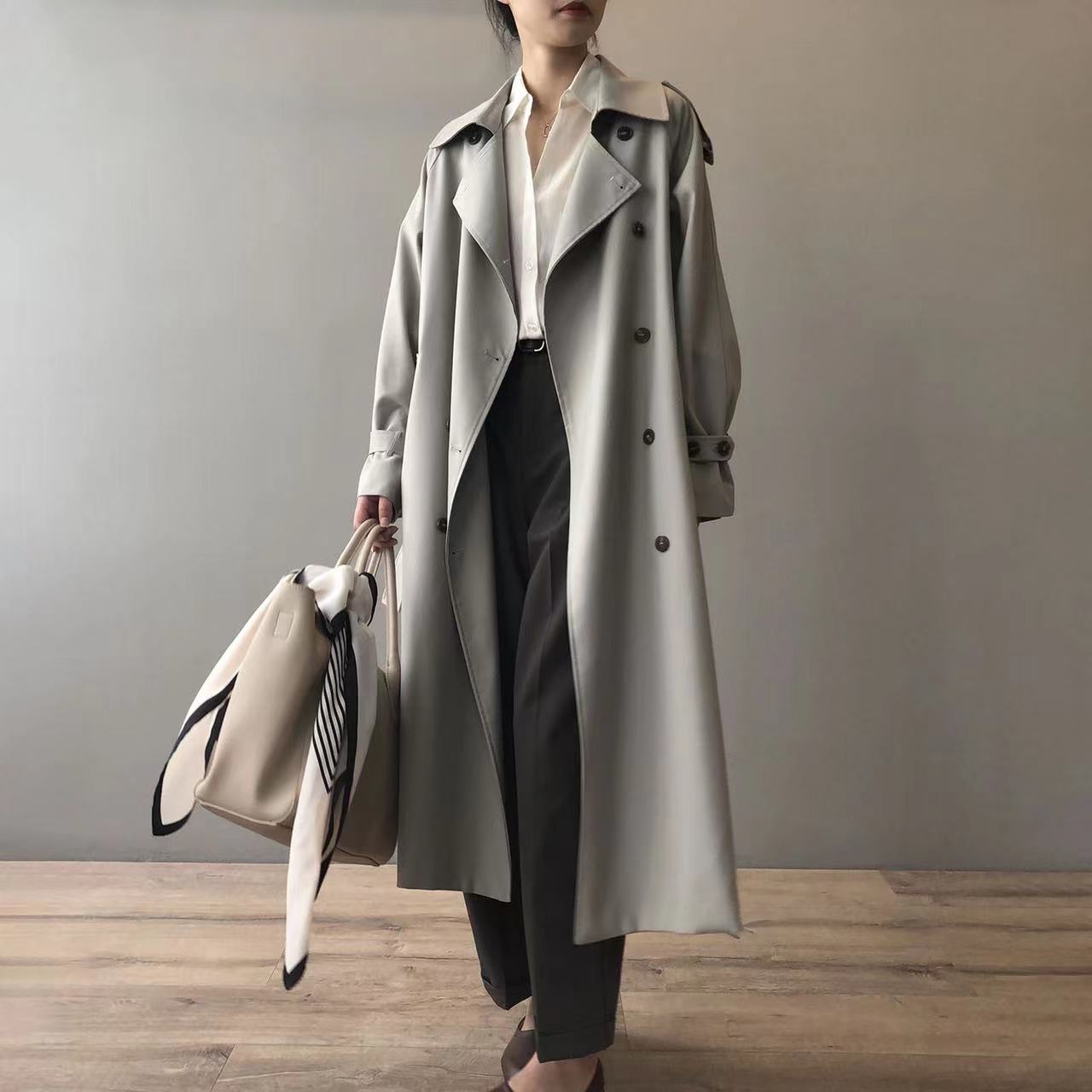 Taylor - Trenchcoat Oversize Classique pour l'Hiver pour Femmes