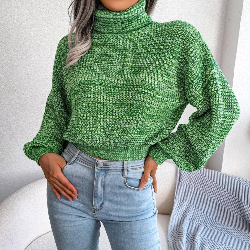 Niri | Pull Col Roulé Femme Décontracté et Doux
