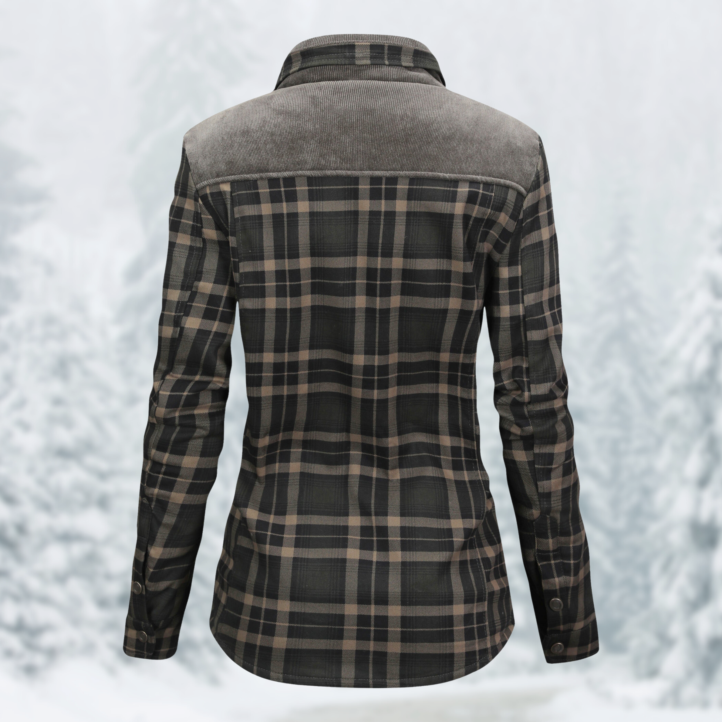 Ava - Manteau Flanelle Décontracté et Stylé d'Automne pour Femmes