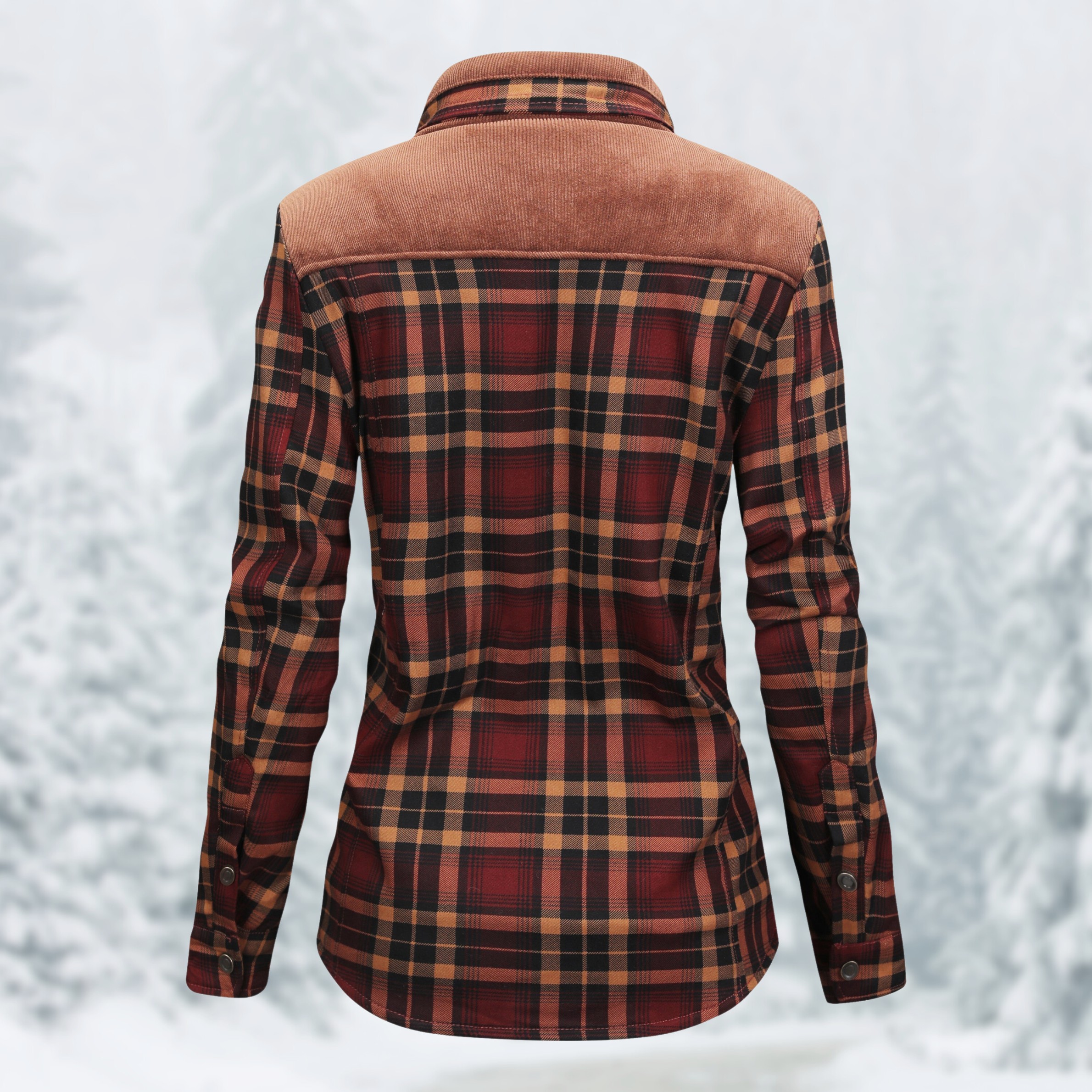 Ava - Manteau Flanelle Décontracté et Stylé d'Automne pour Femmes