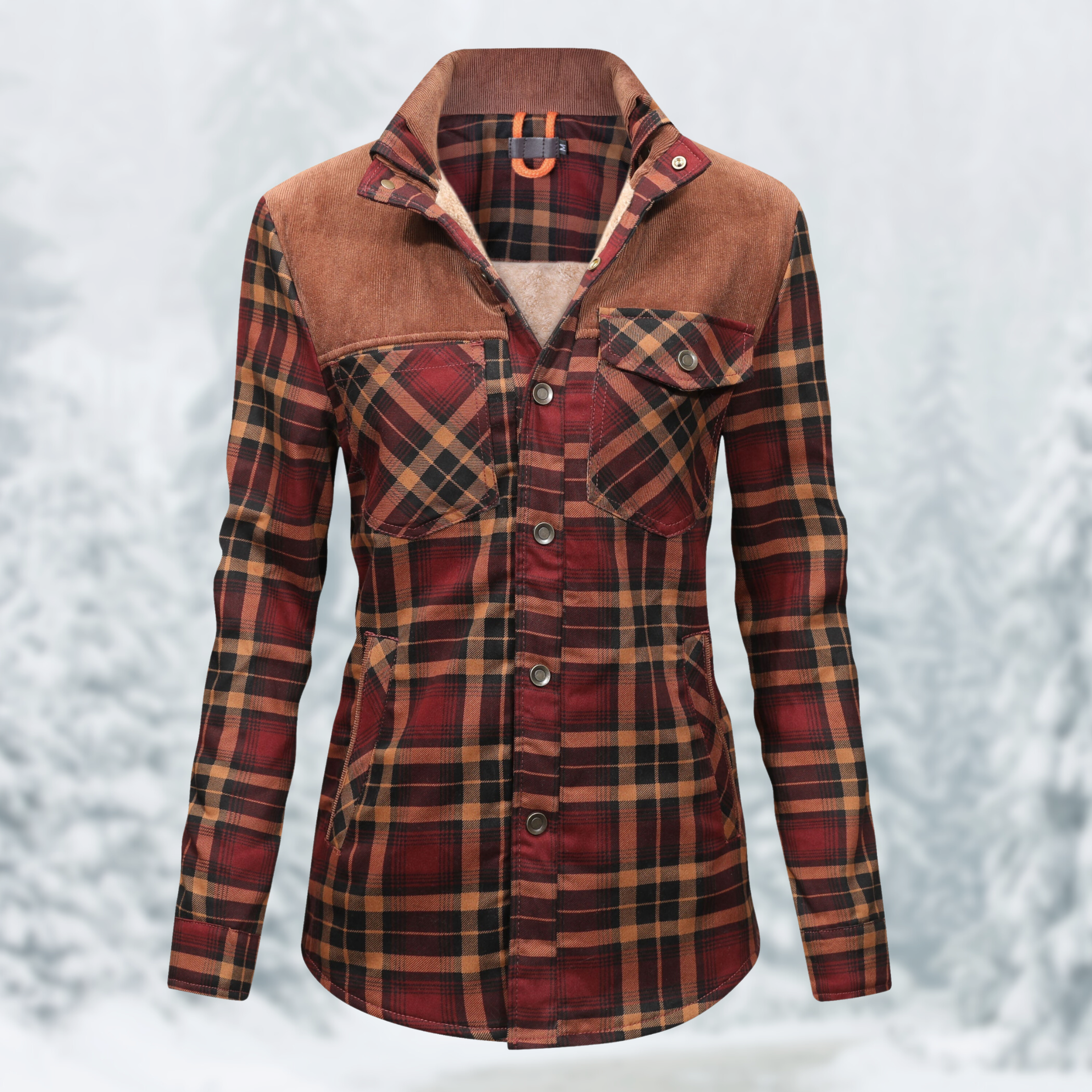 Ava - Manteau Flanelle Décontracté et Stylé d'Automne pour Femmes