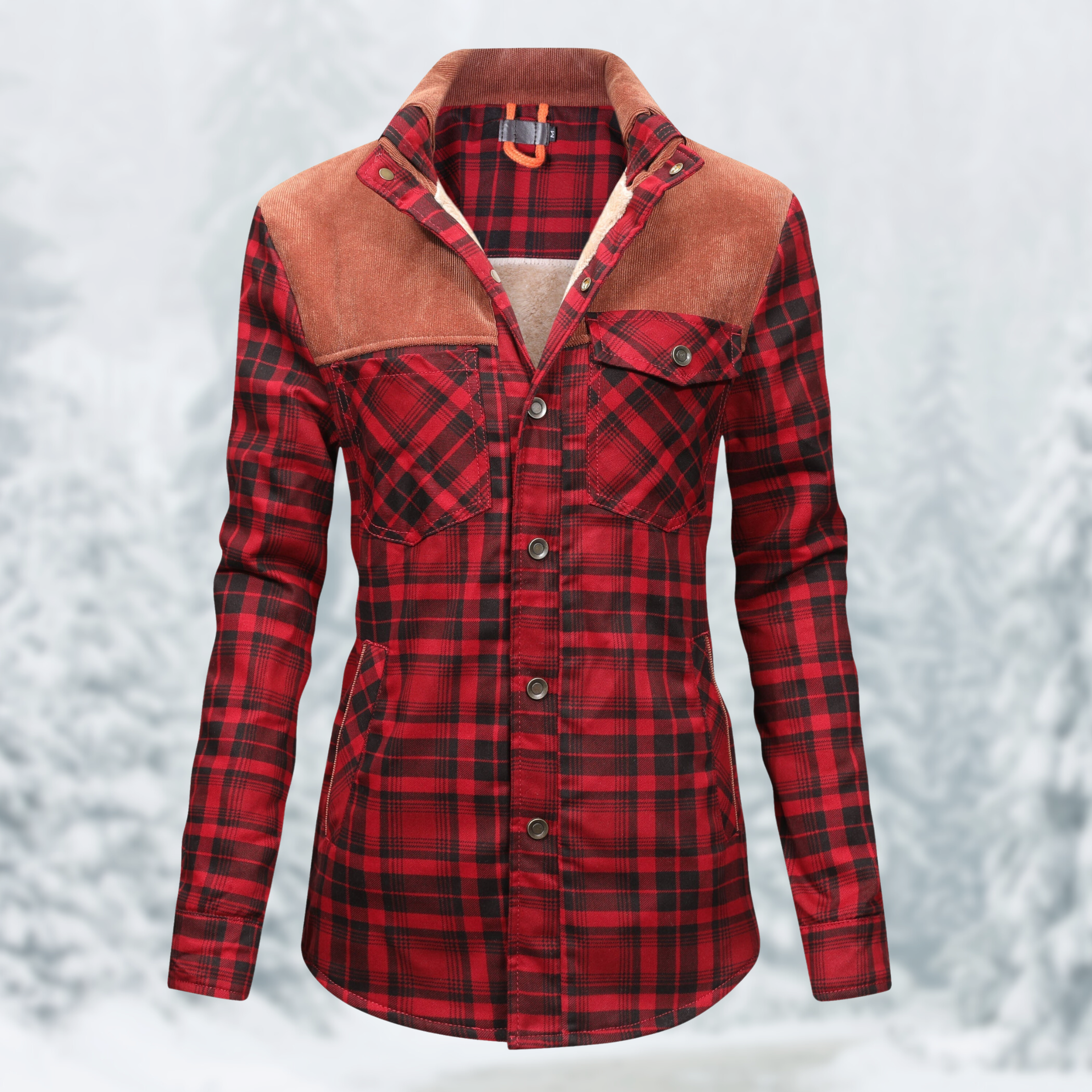 Ava - Manteau Flanelle Décontracté et Stylé d'Automne pour Femmes