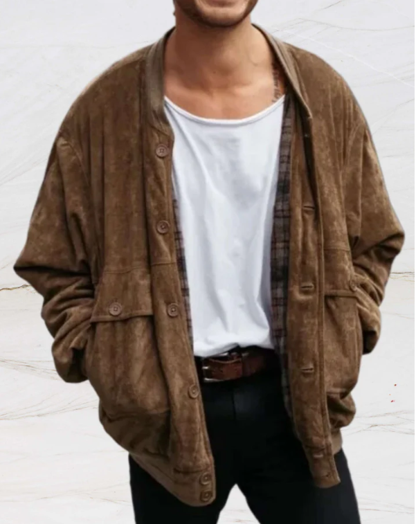 Veste Boutonnée Vintage pour Hommes