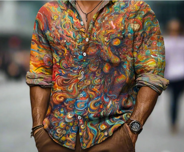 Gael | Chemise d'été décontractée à manches longues pour hommes