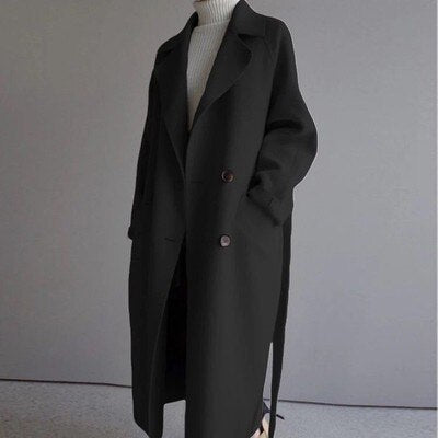 Sophie - Manteau Long en Laine pour Femmes pour l'Hiver