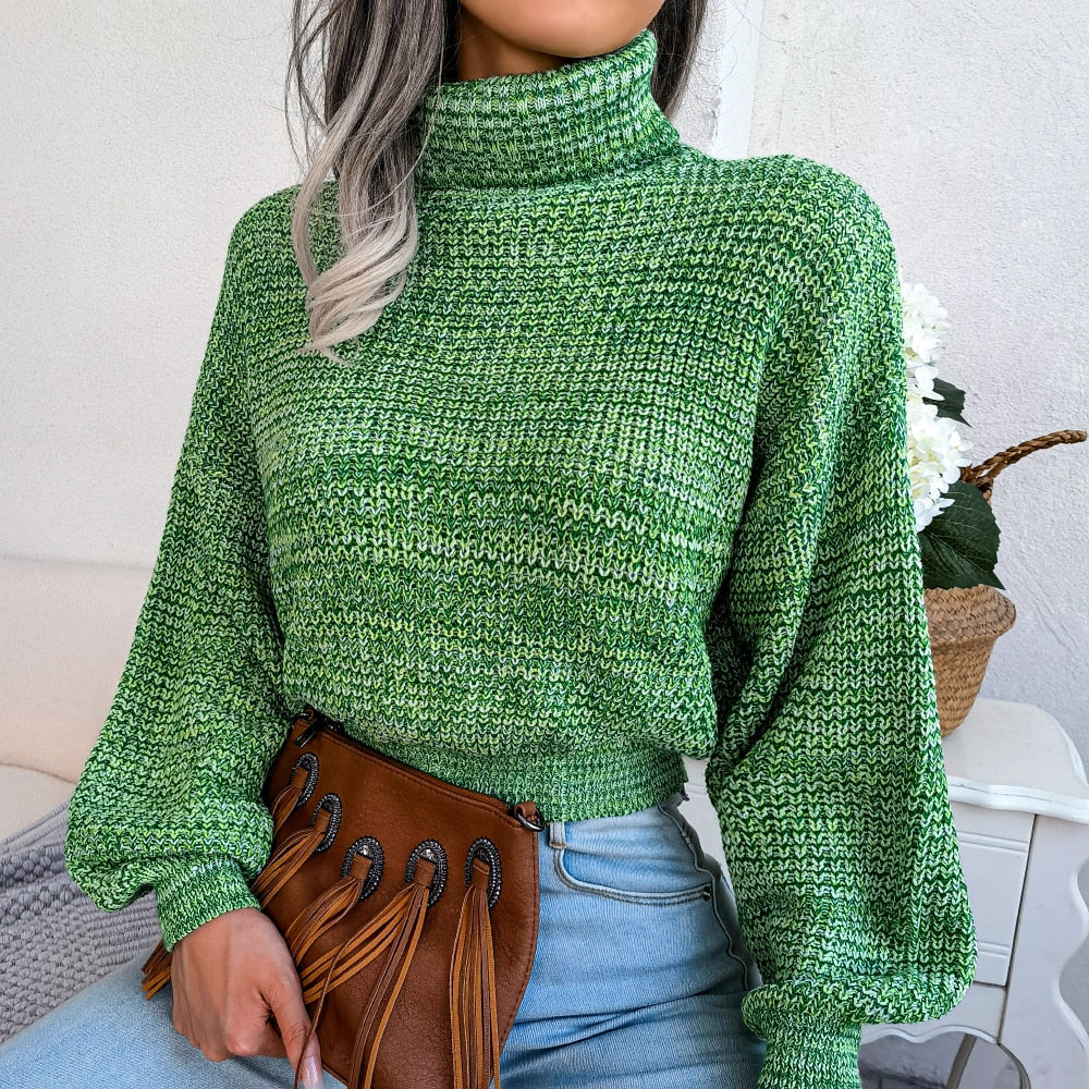 Niri | Pull Col Roulé Femme Décontracté et Doux