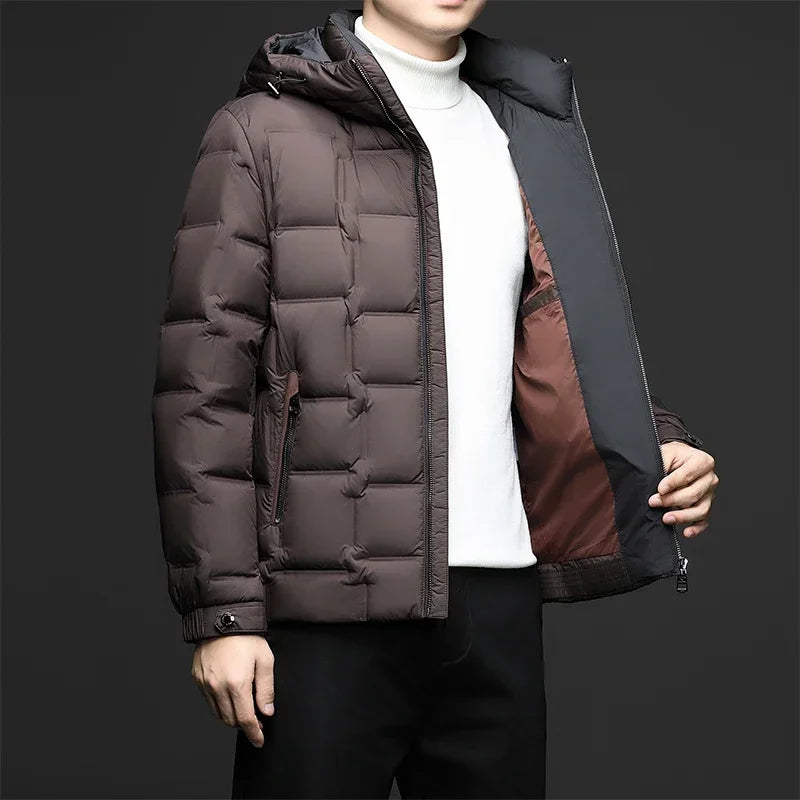 Jason - Doudoune Monogramme Stylée pour l'Hiver pour Hommes