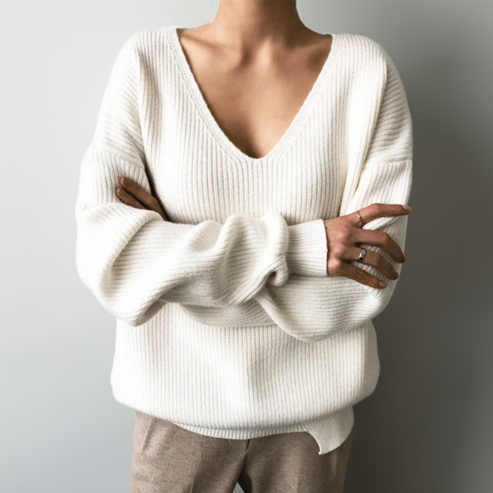 Julia - Pull Doux Tricoté Élégant et Confortable pour l'Automne pour Femmes