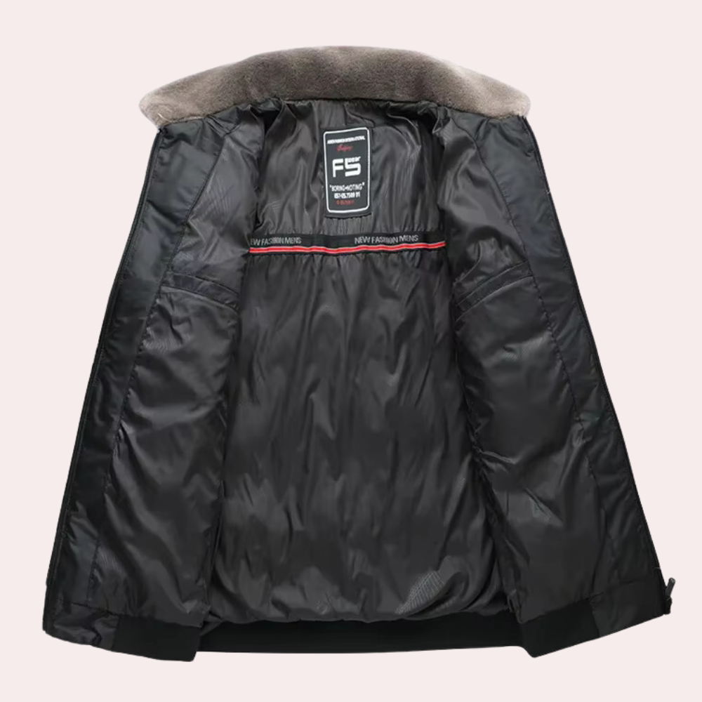 JUSTIN - Veste d'Hiver Chaleureuse pour Hommes