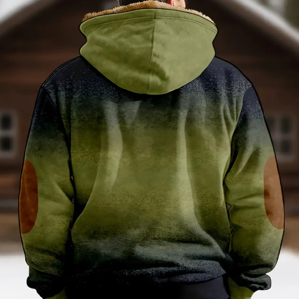 KIKA - Veste d'Hiver à Capuche pour Hommes