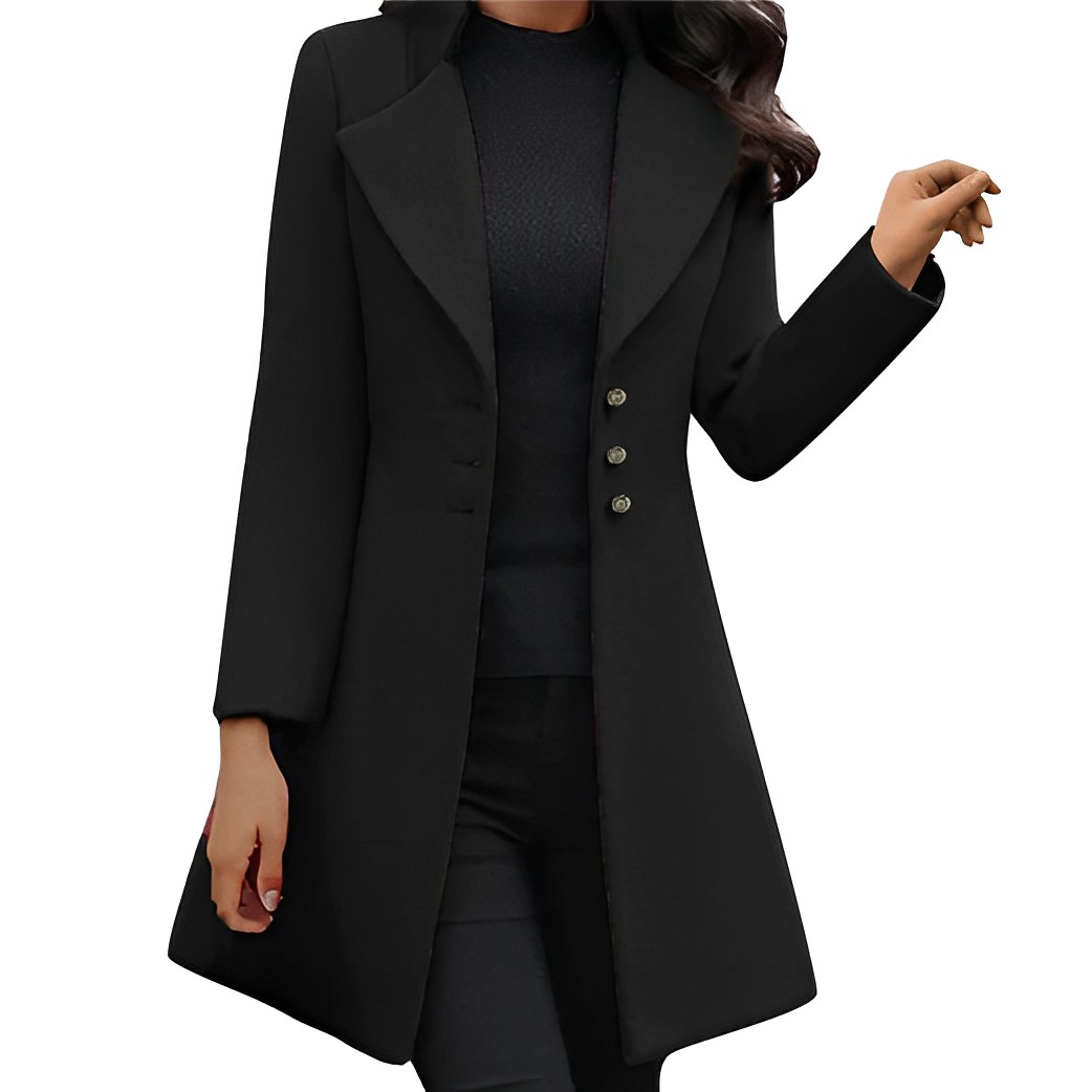 Carmina - Manteau d'Hiver en Laine Stylé pour Femmes