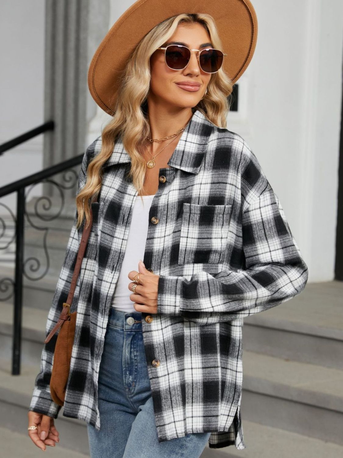 Oakley | Chemise à carreaux à manches longues pour femme