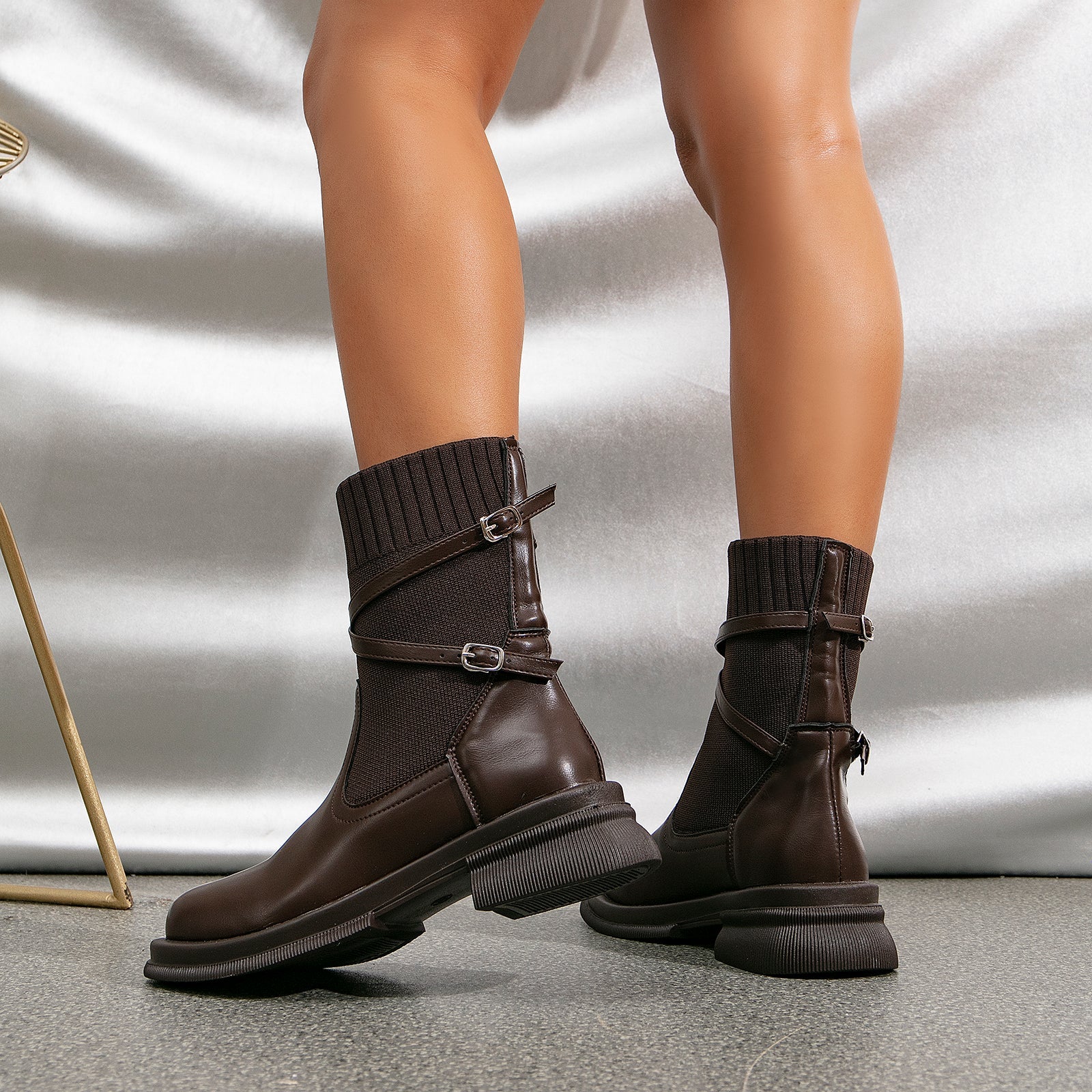 Jana - Bottines Élégantes avec Brides pour Femmes