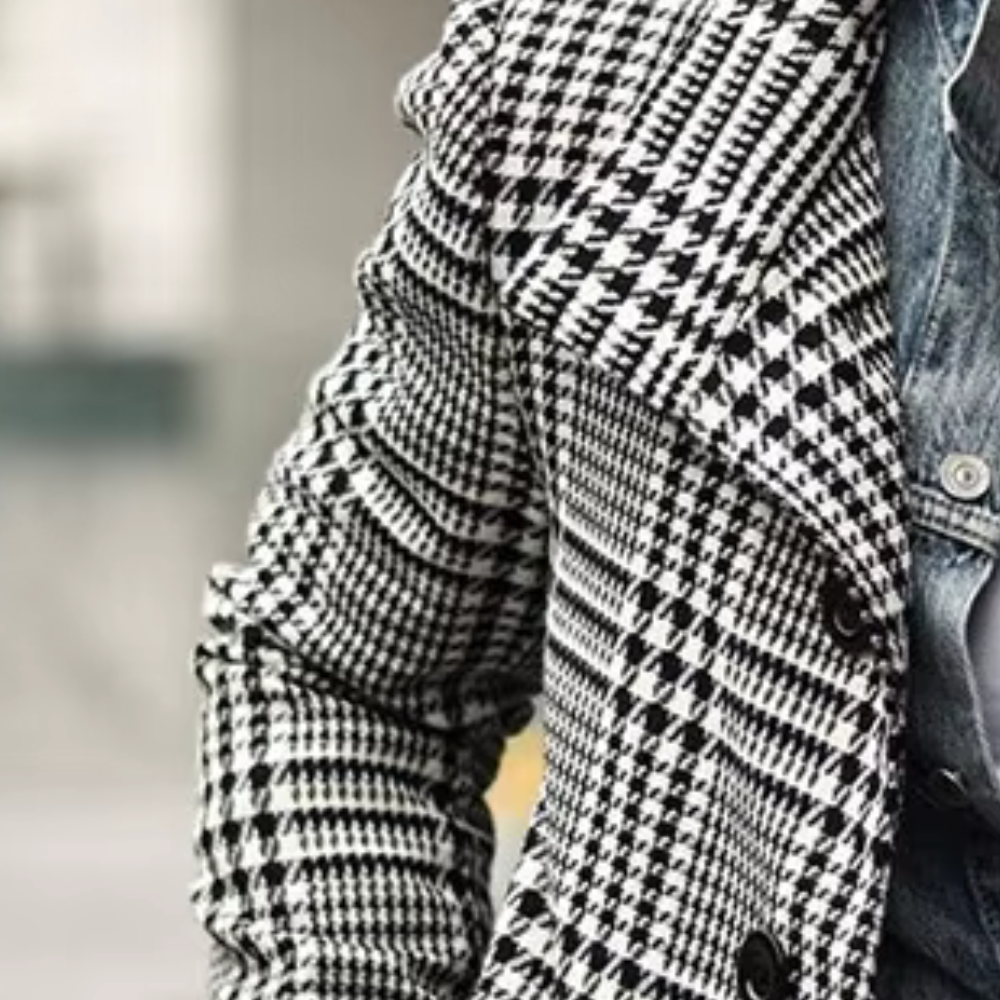 CHRISTOPHER - Manteau à Carreaux Élégant pour Homme