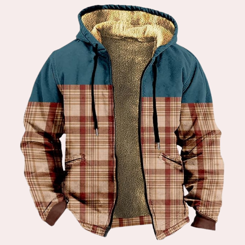KAHILI - Veste à Capuche Chaleureuse pour Hommes