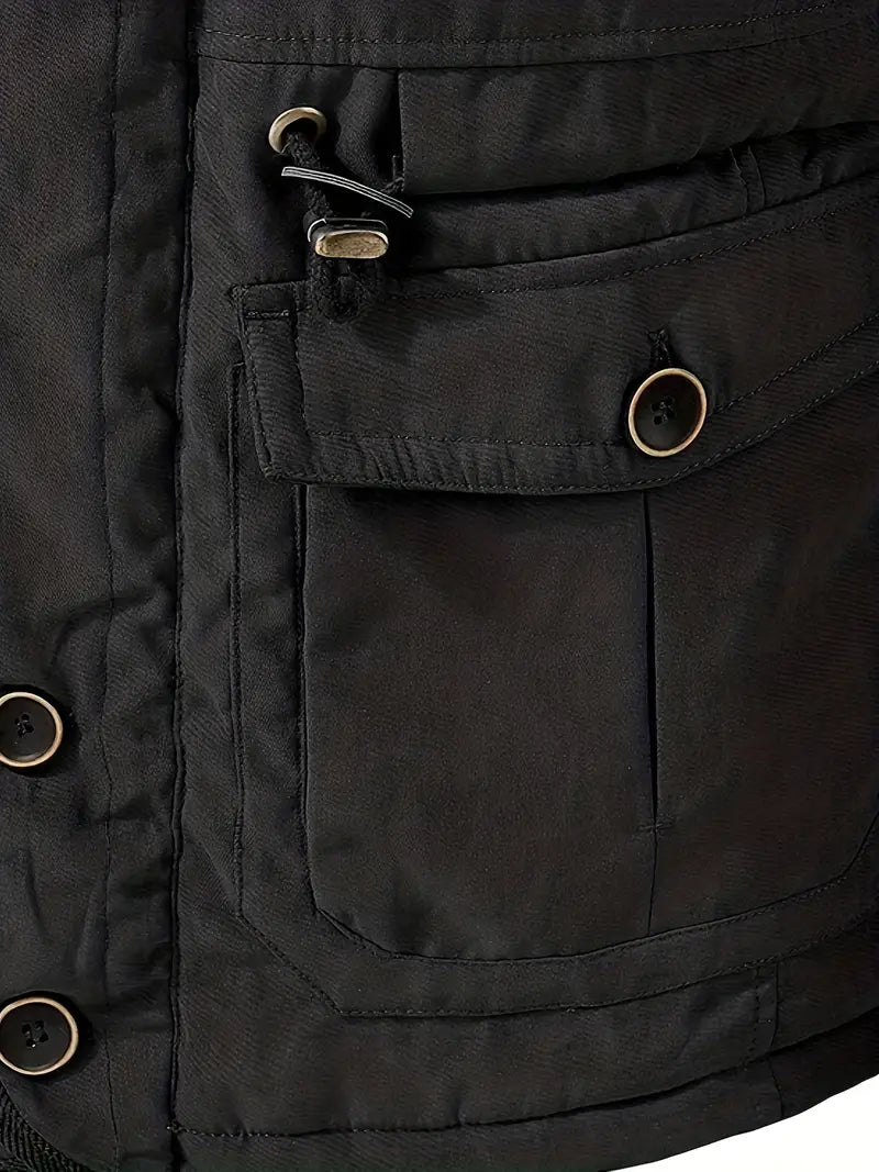 Alpha | Veste d'hiver élégante pour hommes avec capuche et poches