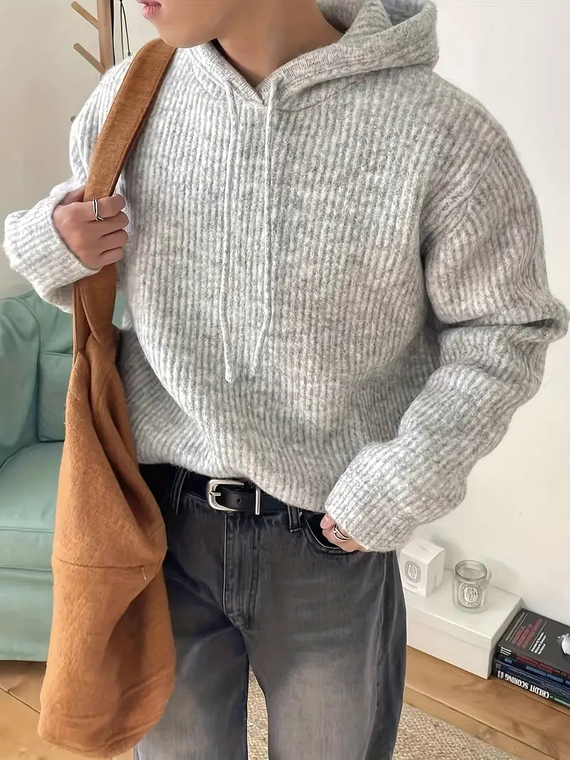 Pull en tricot avec Capuche pour Hommes