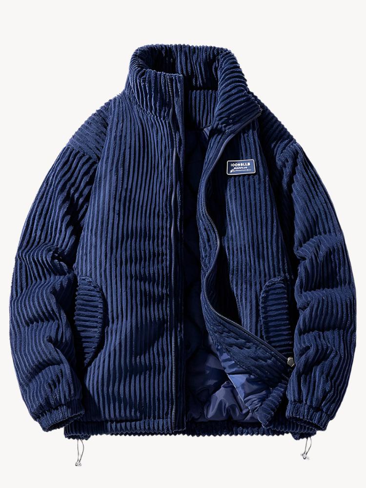 Eugène | Veste Homme en Velours Côtelé Rembourrée avec Poches Latérales
