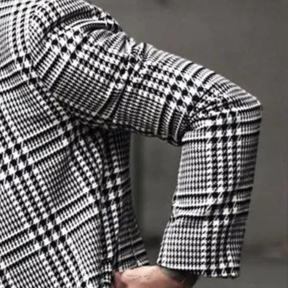 CHRISTOPHER - Manteau à Carreaux Élégant pour Homme