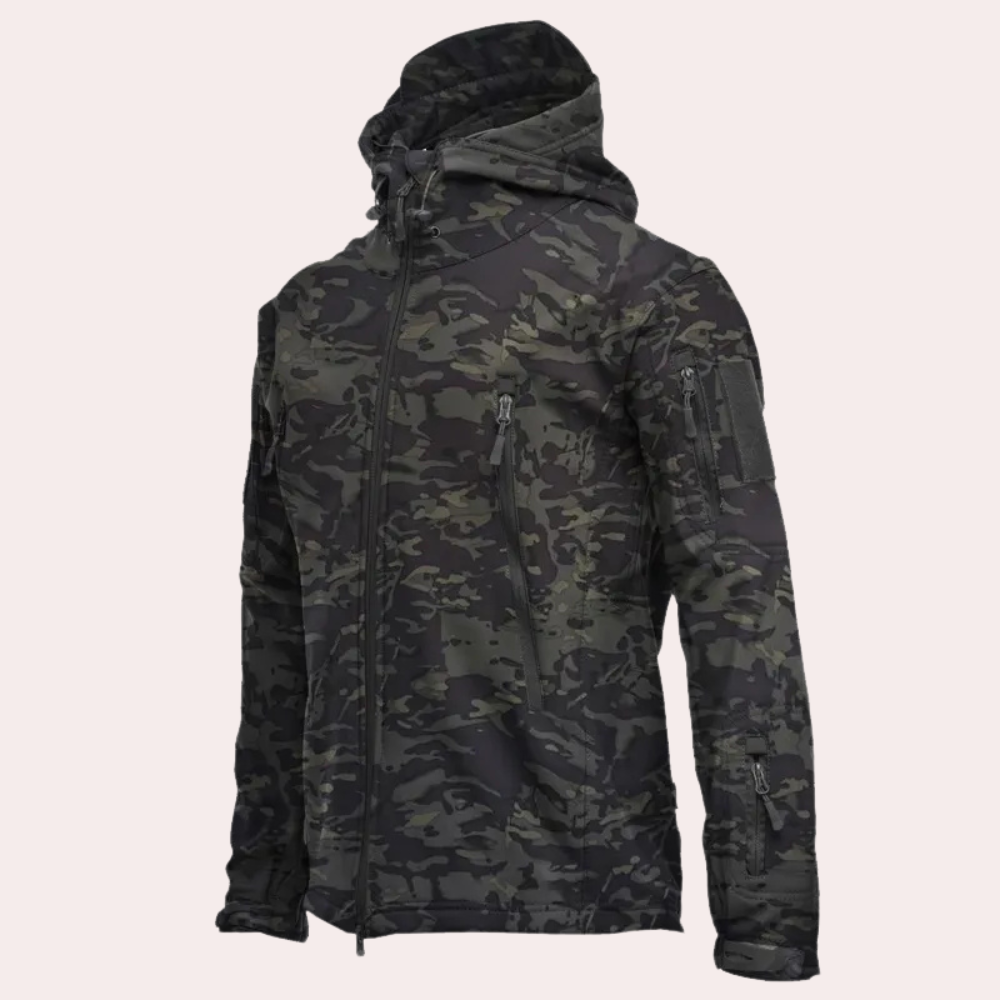 PEKELO - Veste à Capuche Coupe-Vent pour Hommes