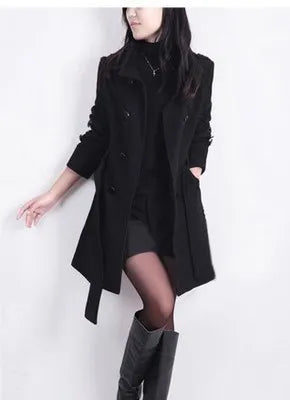 Lena - Manteau Long Élégant pour Femmes