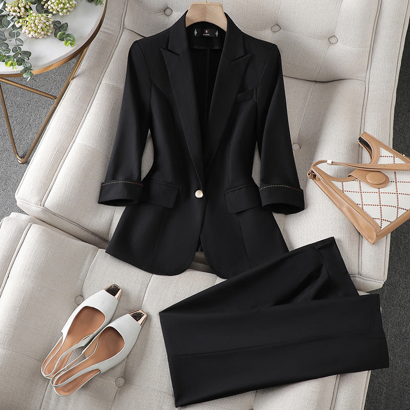 Jane - Ensemble blazer et pantalon chic