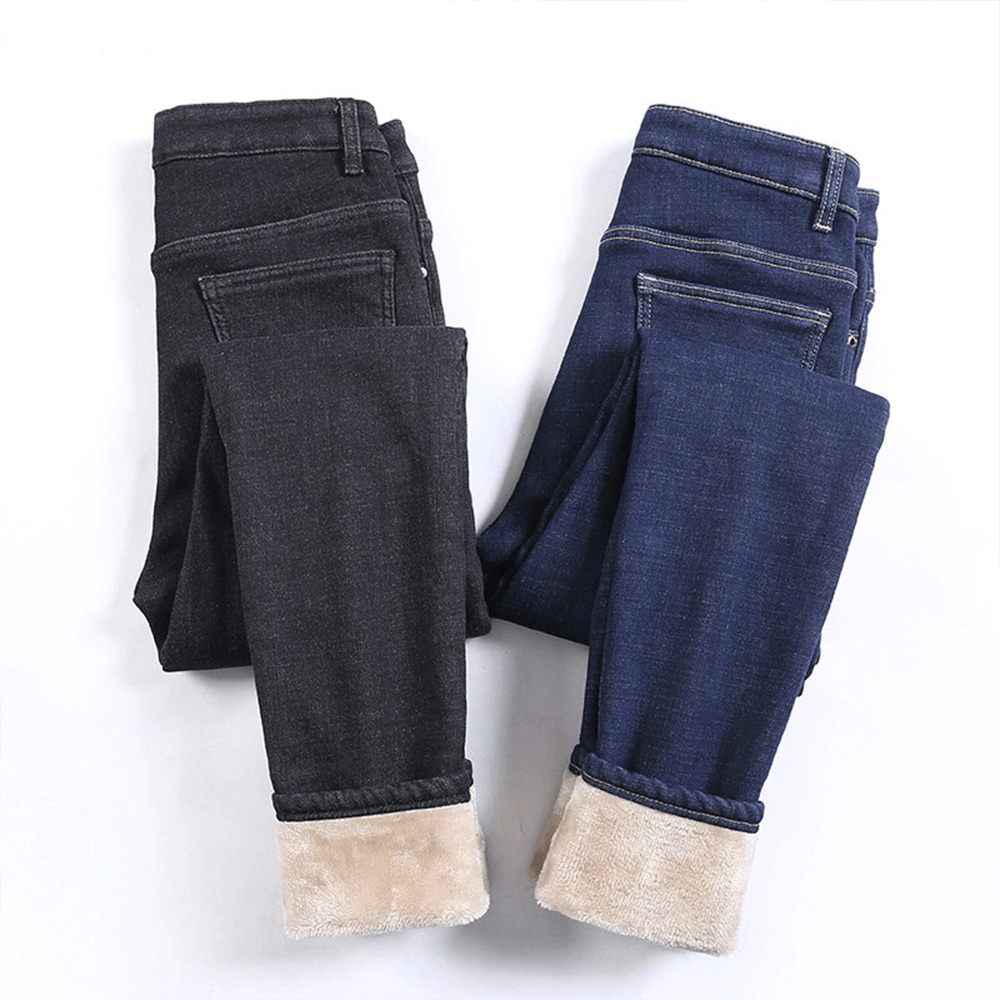 Wendy - Jeans en Polaire Stylés et Chauds pour l'Hiver pour Femmes