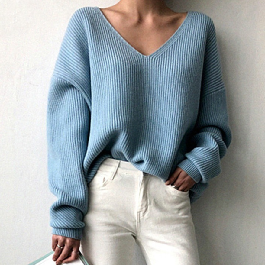 Julia - Pull Doux Tricoté Élégant et Confortable pour l'Automne pour Femmes