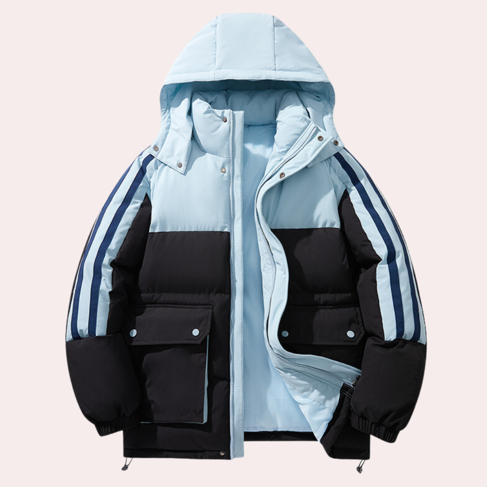 PETER - Veste d'Hiver Matelassée Chaude pour Hommes