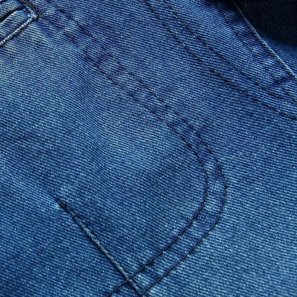 LOGAN - Blazer en Denim Décontracté pour Hommes