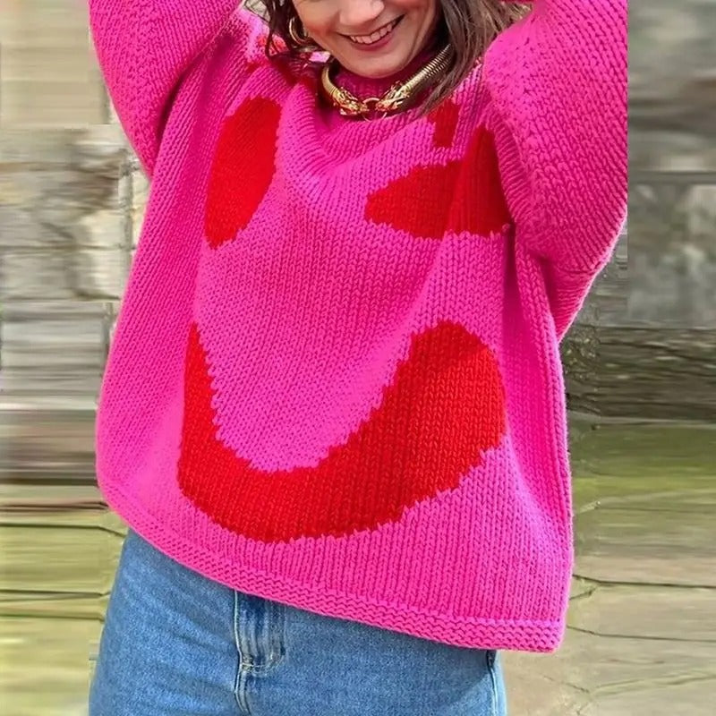 Nancy - Pull tricoté oversize pour femme