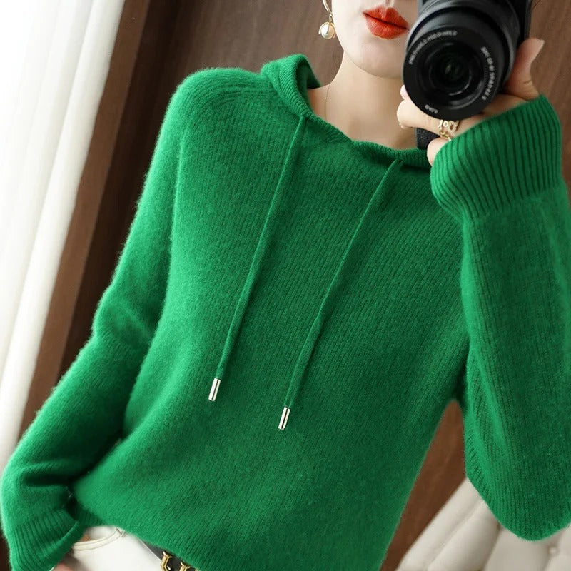 Dorothy - Pull en tricot à capuche