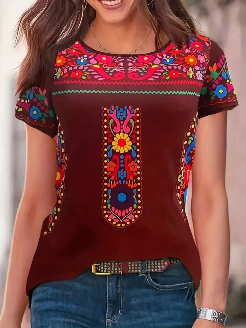 Augusta - Chemise à manches courtes avec encolure ronde