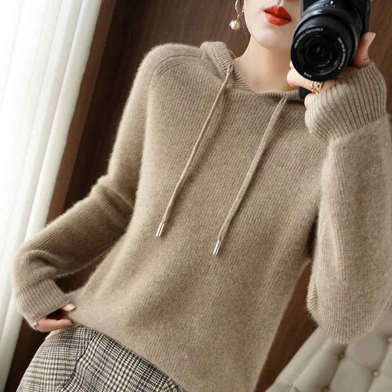 Dorothy - Pull en tricot à capuche