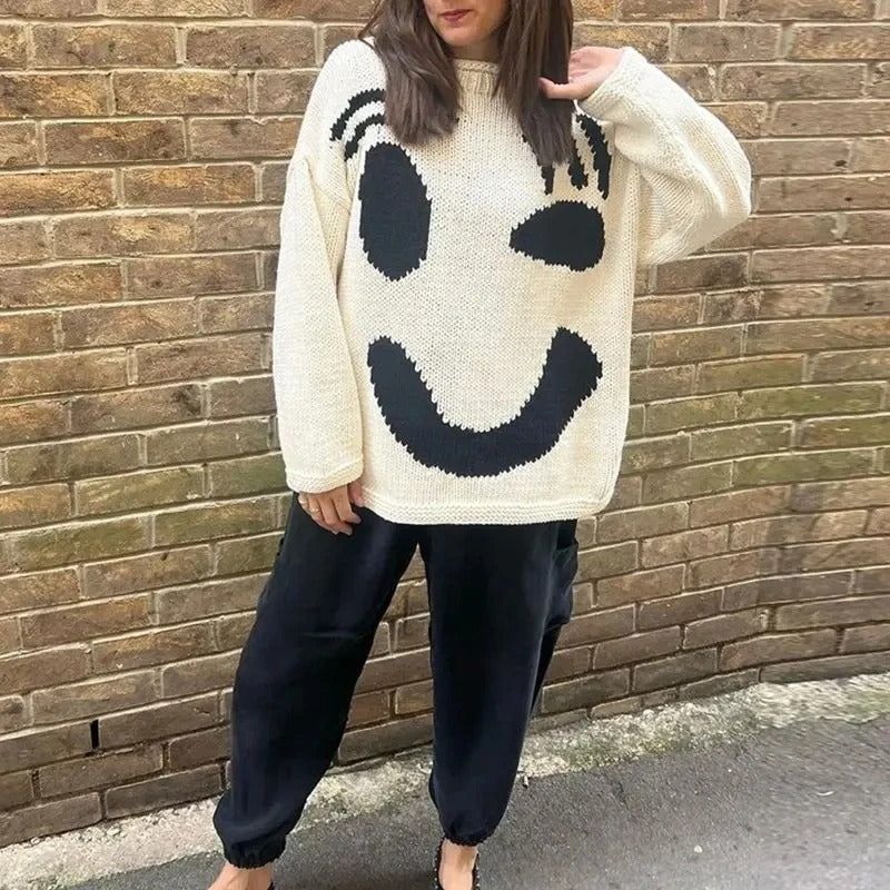 Nancy - Pull tricoté oversize pour femme