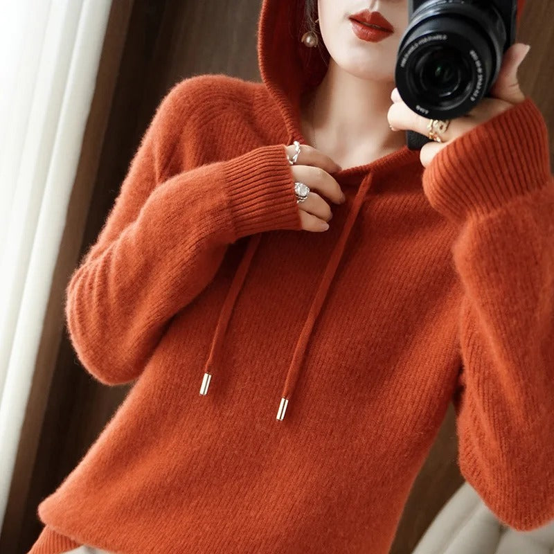 Dorothy - Pull en tricot à capuche
