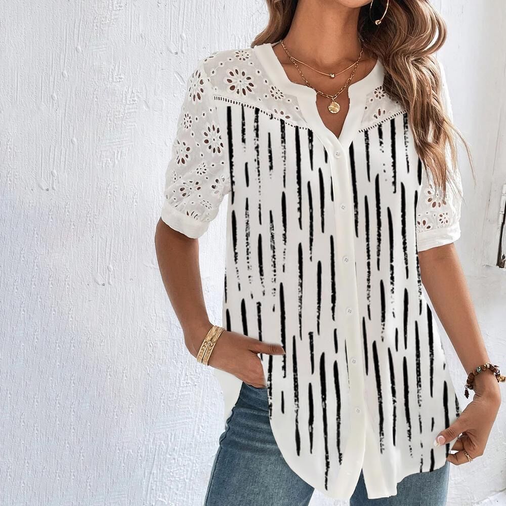 Élodie - Blouse Vive pour un Look Éclatant pour Femmes
