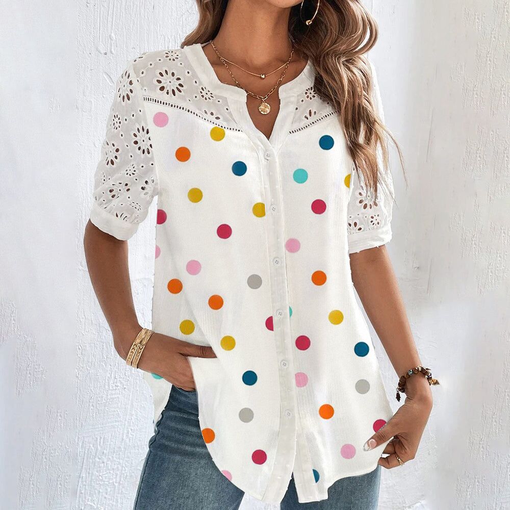 Élodie - Blouse Vive pour un Look Éclatant pour Femmes