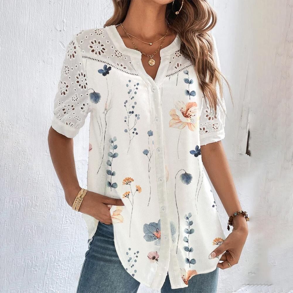 Élodie - Blouse Vive pour un Look Éclatant pour Femmes